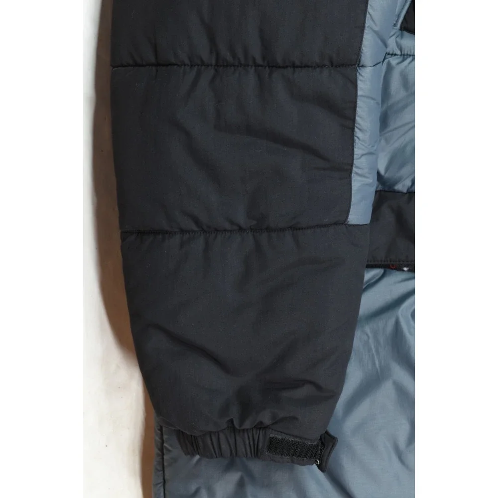 The North Face Himalayan Insulated Parka Jacket Mens 2XL Gray Black FullZip